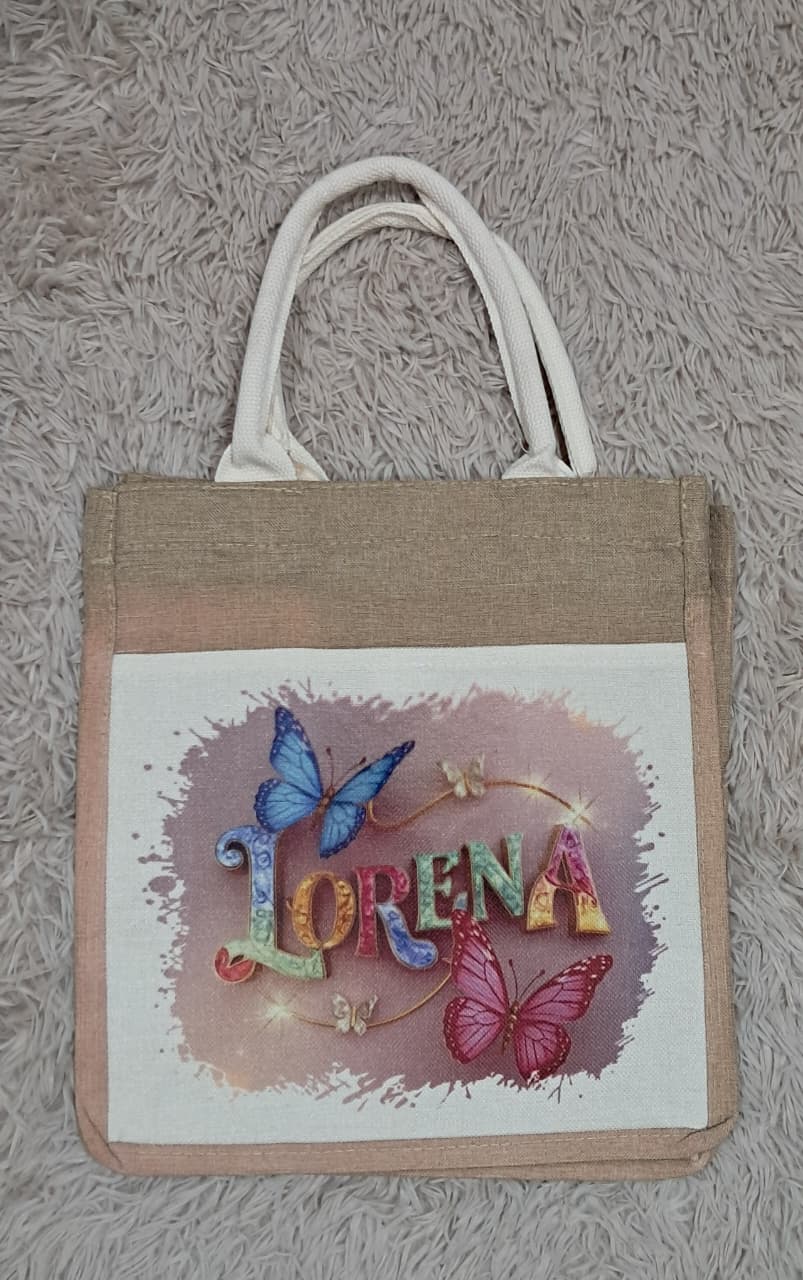 Bolsa personalizada con el nombre Lorena